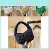 Stylish And Versatile Korean Cloud Handheld Bag With Puff Wrinkle Design And Large Capacity