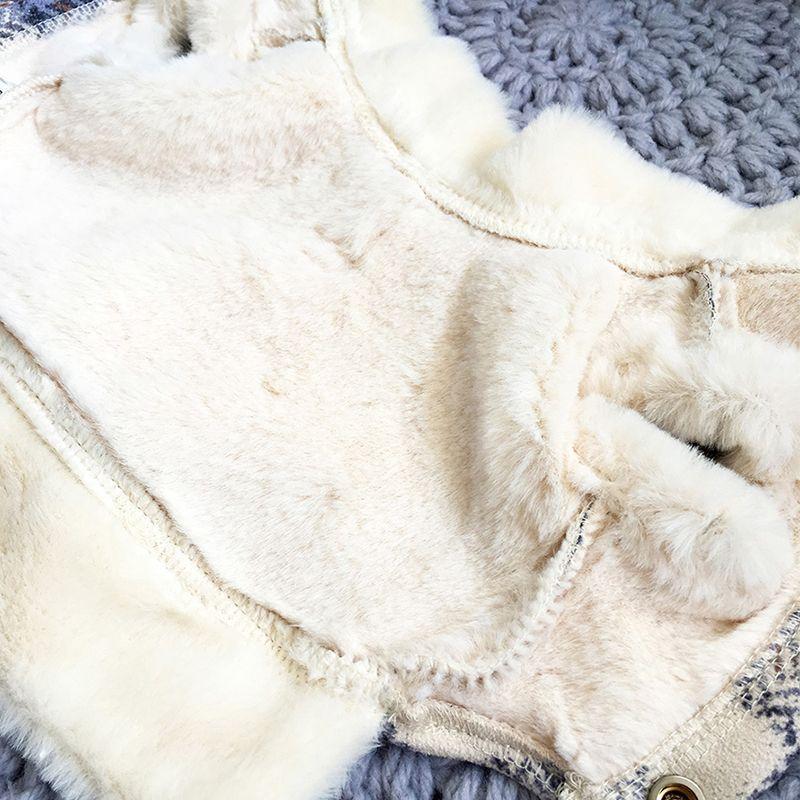 Dog Winter Clothes Autumn Winter Traction Hoodie Couple Pet Warm Vest Princess Cute Dress Cat Winter