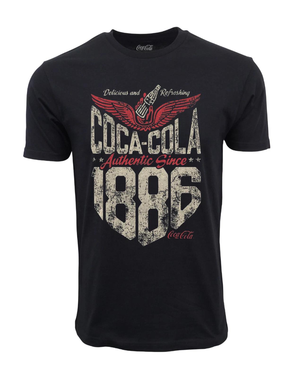 Unisex Adult Classic Graphic COCA COLA ESTABLISHED CLASSIC COKE GRA... L