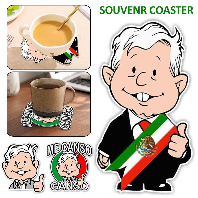 

PDTO Amlito Lopez Obrador AMLO Presidente Precision подставки для кофейных чашек настольные коврики