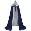 Women Halloween Solid Color Cape Long Cloak Cosplay Party Costume Casual Gothic Stage Dress Up Cape For Festival