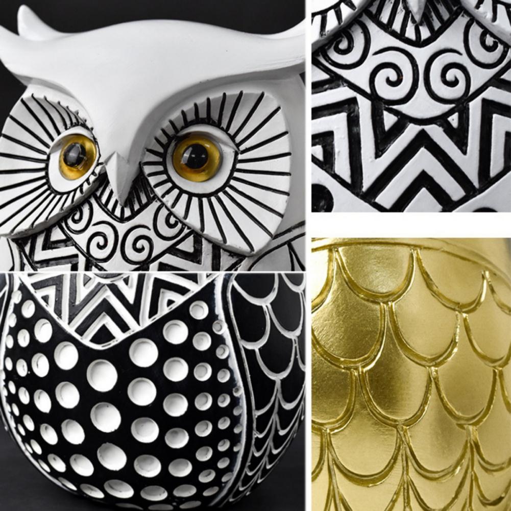 Owl Ornament Living Room Simplicity Lovely Home Furnishings Resin Owl Crafts