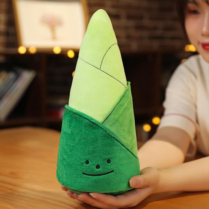Simulated Plant Pine Throw Pillow Plush Toy Doll Bamboo Shoot Doll Children'S Rag Doll Kindergarten Early Education Props