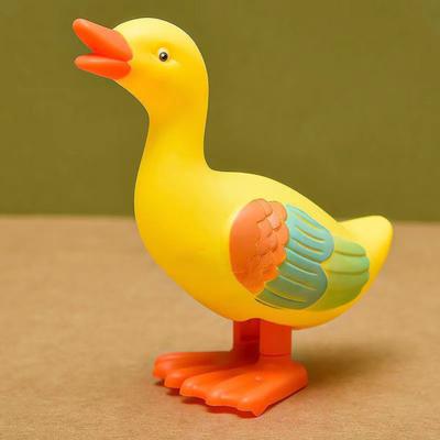 Cute Lovely Interactive Toy Adorable Easter Cartoon Rooster Duck Wind-Up Party Favor Clockwork