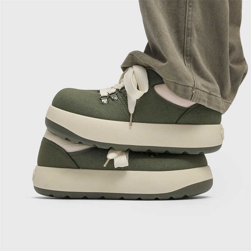 Round Tip Non-slip Sole Man's Damske Tenisky Low Ankle Boots Shoes High Cut Sneakers Sports Tens Models Loafersy Cuddly