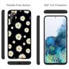 iPhone 16 15 Xiaomi Redmi Note 14 13 12 11 Pro Max X 16e Samsung Galaxy S25 S24 S23 Moto OPPO Huawei için Moda Taze Küçük Papatya Çiçeği Telefon Kılıfı