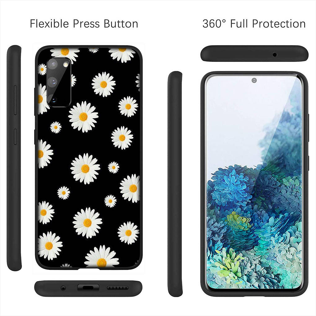 for iPhone 16 15 Xiaomi Redmi Note 14 13 12 11 Pro Max X 16e Samsung Galaxy S25 S24 S23 Moto OPPO Huawei Fashion Fresh Little Daisy Flower Phone Case