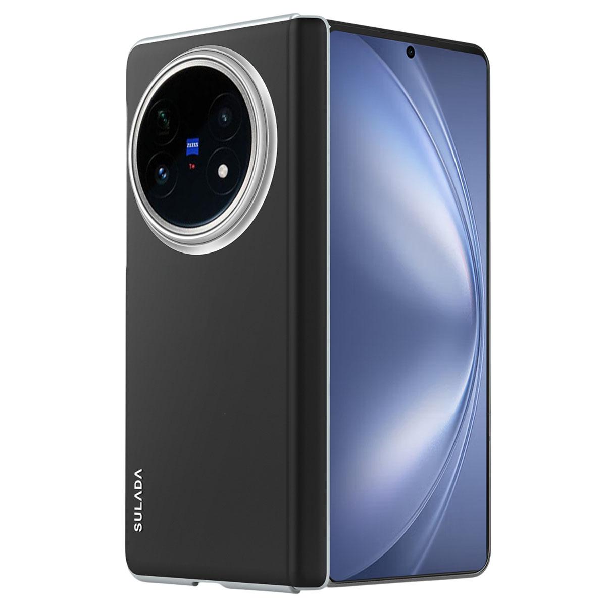 SULADA For vivo X Fold5 5G Case Leather Back Cover Magnetic Case Hinge Protection C