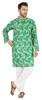 Atasi Indian Designer Kurta for Men Printed Long Sleeves Summer Ethnic Long