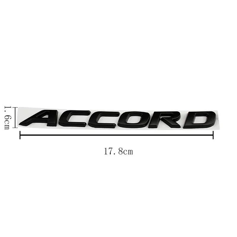 Metal 3D Car Sticker Side Fender Badge Rear Trunk Emblem Decal Styling for Honda Acoord Logo 10th 11th 8th 2025 2023 Accessories