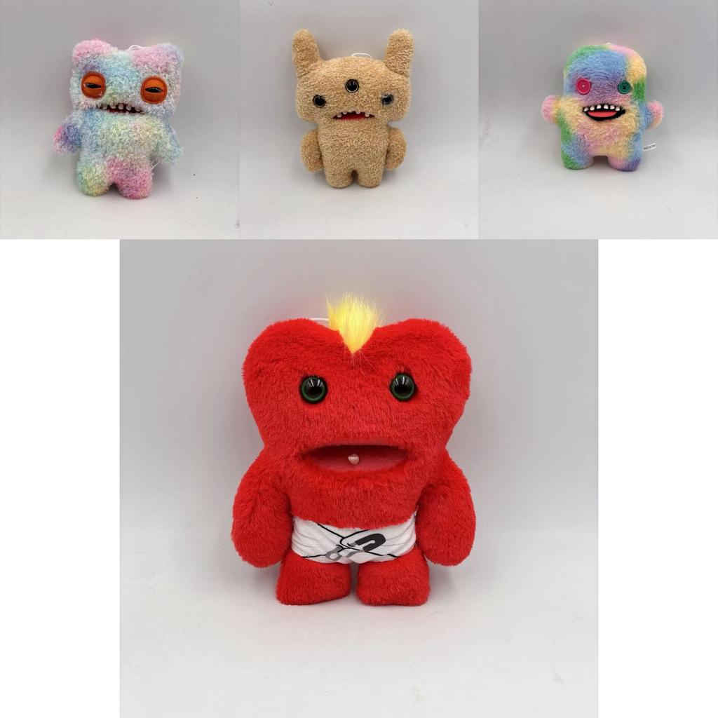Fuggler Cute Teeth Monster Plush Keychain Soft Toy For Kids And Collectors