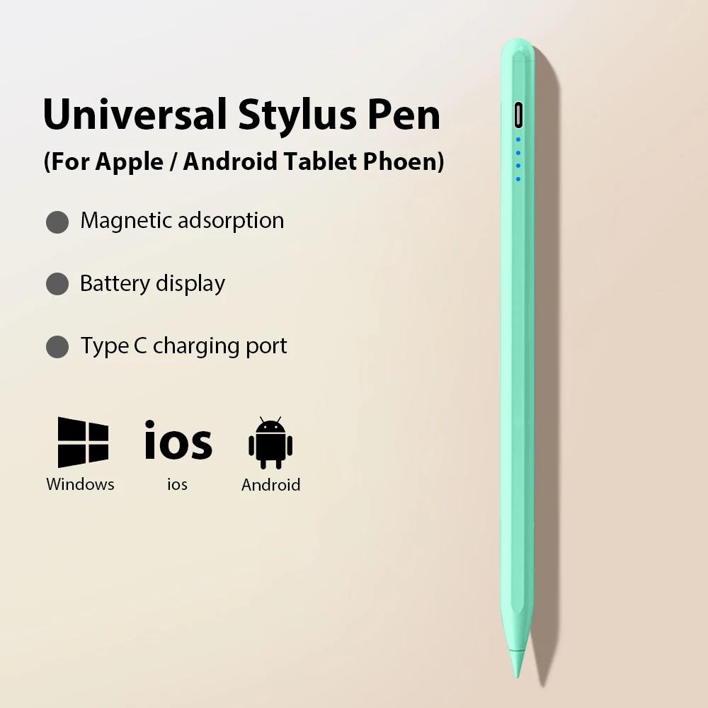 Universal Actiive Stylus Pen For Android IOS iPad 9th 10th MINI 6 7 Tablet Touch Pencil Drawing For Huawei Lenovo P12 M10 Y700 6