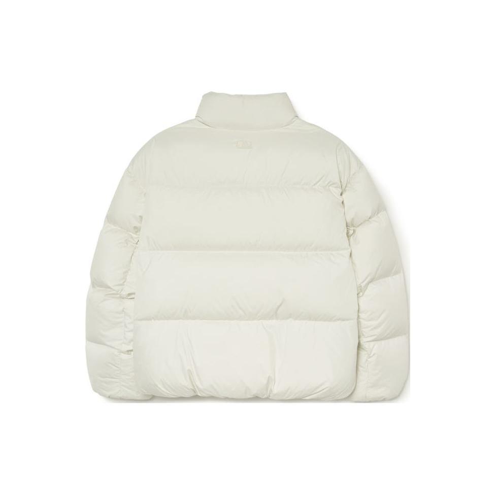 MLB New York Yankees Down Jackets Unisex Cream Stand Collar Moderate Puffer Jacket (Unisex) Down Jackets 3ADJB0736 50CRS