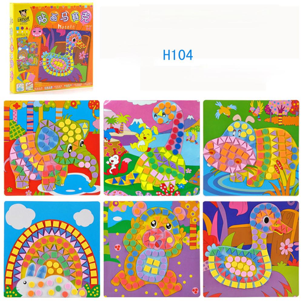 Fun  Kids Art & Craft Kit Childrens Play Activity Decoration Sticker Set