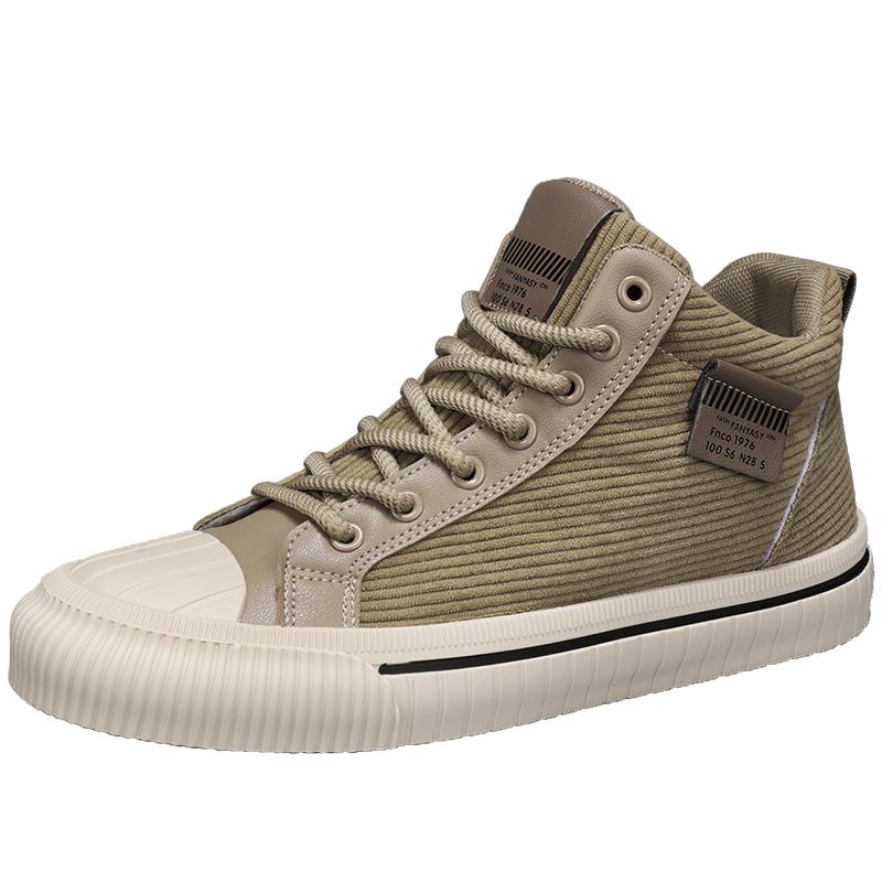 2025 Мужская парусиновая обувь для отдыха на природе Модная обувь для скейтбординга для мужчин Комфортные нескользящие повседневные кроссовки Дышащая мужская обувь для ходьбы