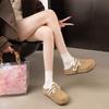 2025 Autumn and Winter New Popular Muffin Thick-soled Bag Head Birken Single Shoes Women Wear Fashion with Skirt Single Shoes Women