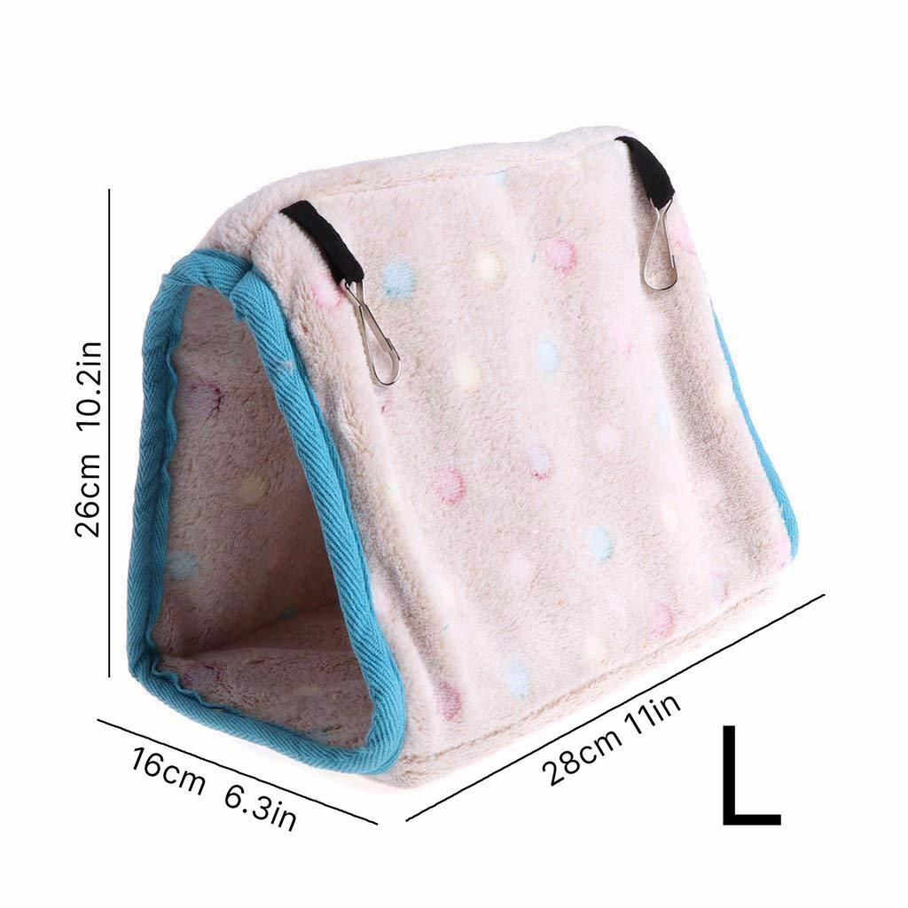 Papageien-Hängematte Vogel-Hängebett-Haus Plüsch Winter-Warm-Käfig-Nest-Zelt