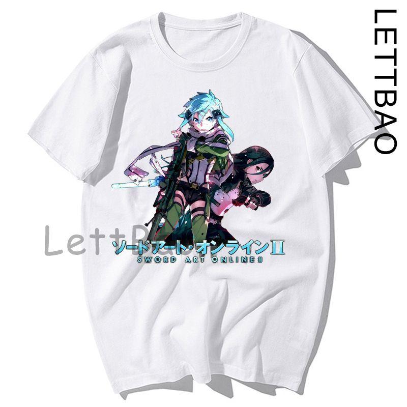Arrival Sword Art Online T Shirt For Men Japanese Anime T Shirt S 3Xl