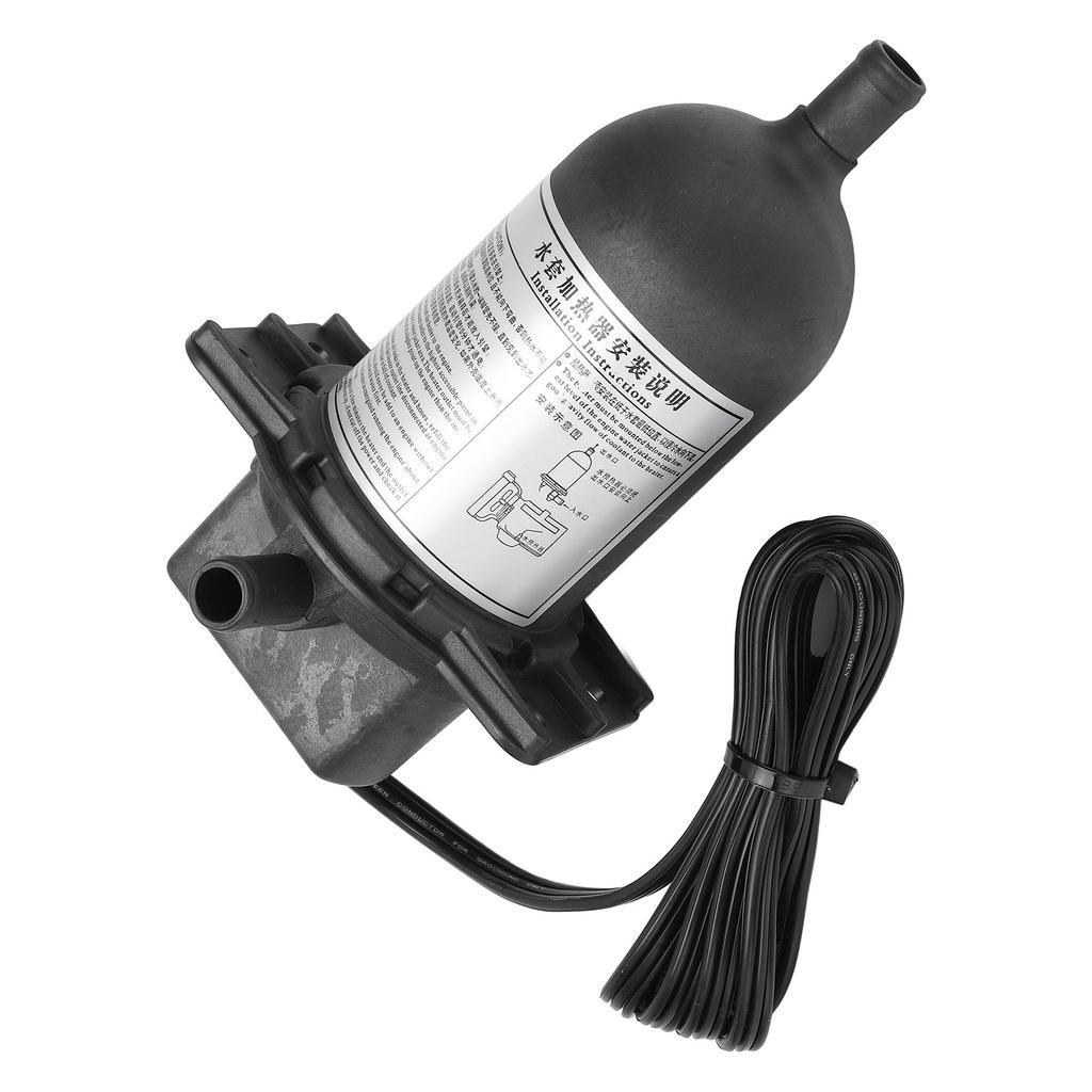 Engine Coolant Heater Electric Diesel Generator Kit 120V Self Circulating Start Preheater Power Heating 500W