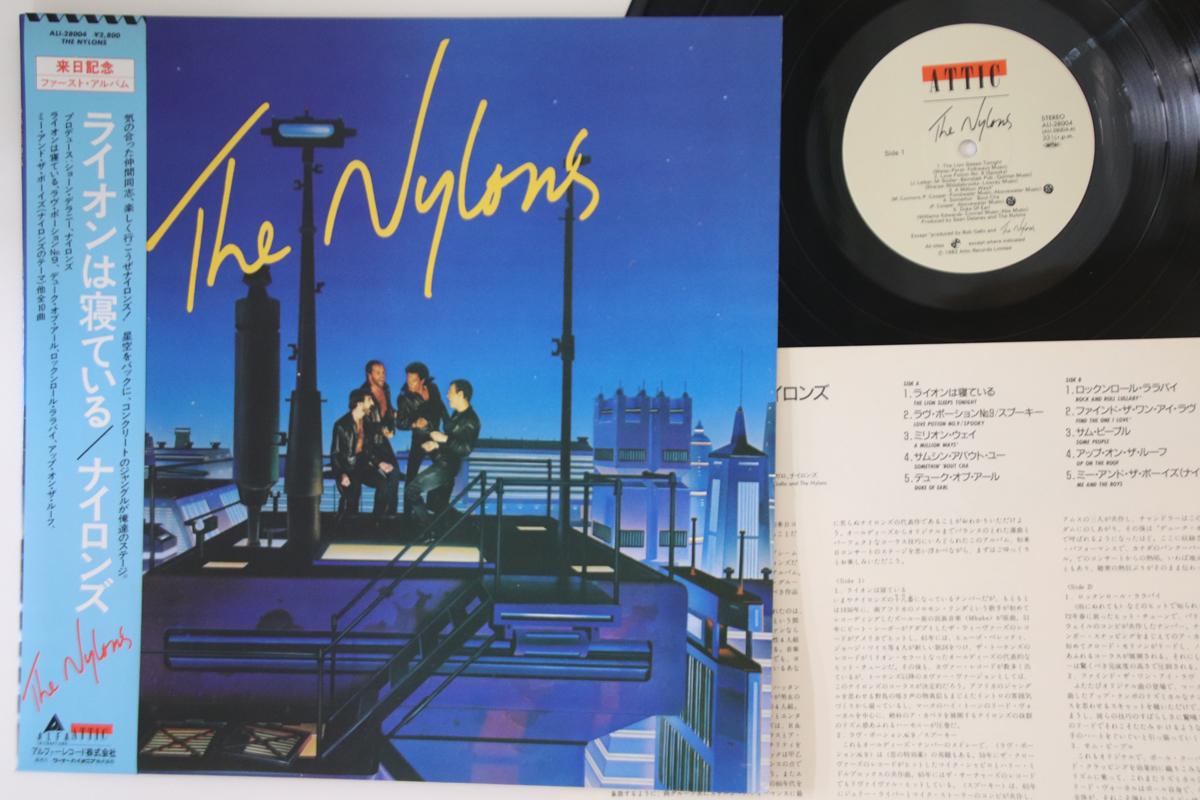 

LP Record NYLONS - Nylons ALI28004 ATTIC 1985 Japan Obi Rock Used