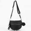 Borse a tracolla retrò da donna Marsupio in nylon Borsa a tracolla alla moda Marsupi neri Marsupio da vita Borsa da petto con custodia per auricolari