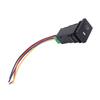 4 Pole 12V Push Button Switch with LED Background Indicator Light for Fog Light DRL LED Light Bar