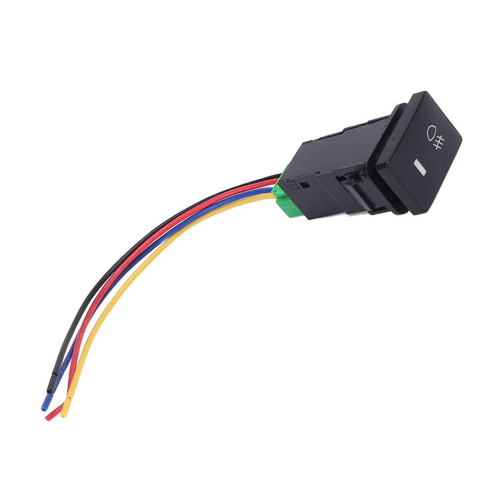 4 Pole 12V Push Button Switch with LED Background Indicator Light for Fog Light DRL LED Light Bar