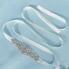 Silver Crystal Bridal Sash For Women Elegant Wedding Dress Belt With Stones New Rhinestone Pearl Bridal Belt Dresses Accessories