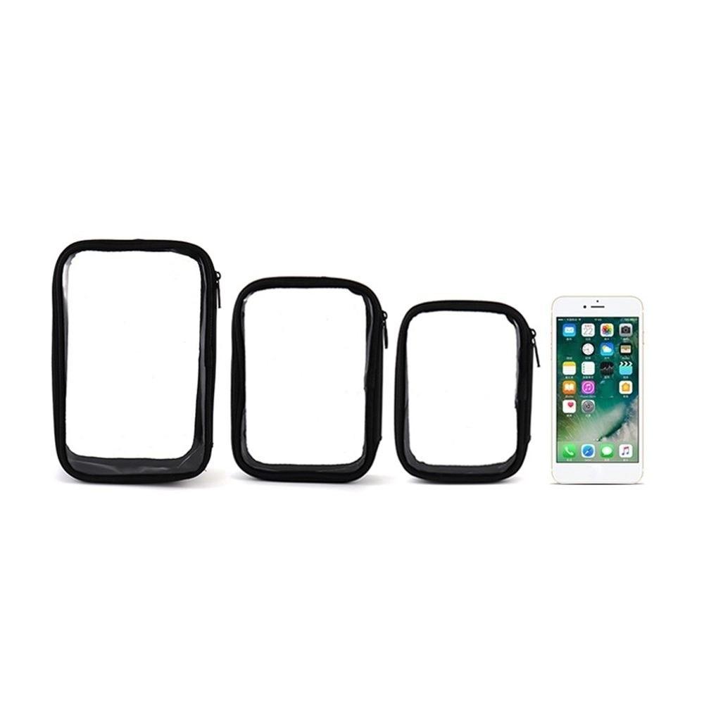 Wash Pouch Makeup Organizer Zipper Bath Storage Makeup Case Transparent Cosmetic Bag Storage Bag