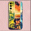 T-Tour De France Bicycle Exercise Phone Case For Samsung S25,S24,S21,S22,S23,S30,Ultra,S20,Plus,Fe,Lite,Note,10,9,5G Black Cover