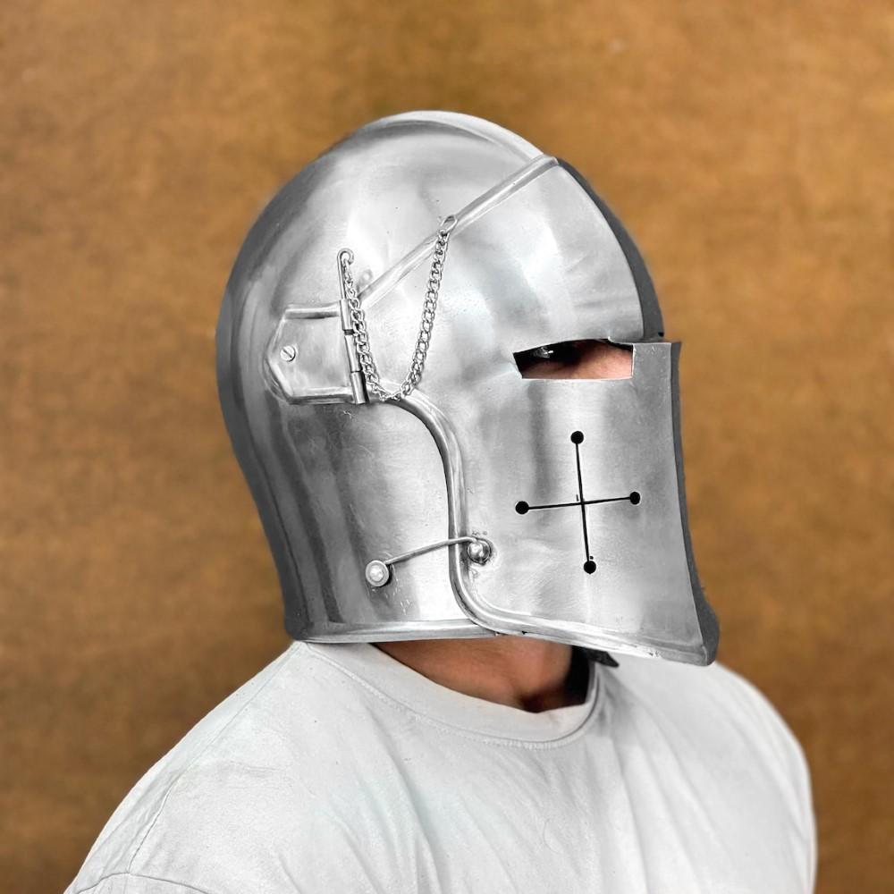 Antique Barbuta Role Play Wearable Helmet | Best Battle Larp Reenactment Gift