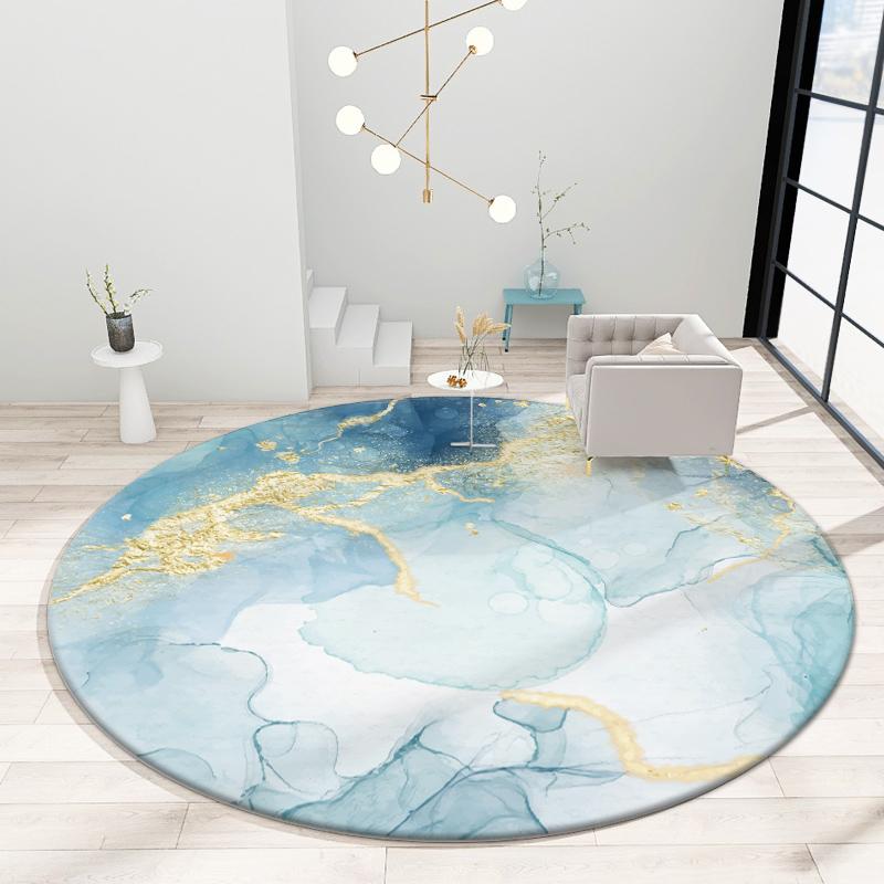 Japanese and Korean Style Round Rugs for Bedroom Decor Carpets for Living Room Decoration Teenager Home Carpet Sofa Area Rug Mat