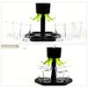 Hexagonal Liquor Dispenser Plastic Shot Glass Dispenser Alcohol Wine Dispenser for Parties