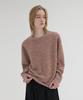 KNOUUN Hairy Melange Knit (Dusty Coral)