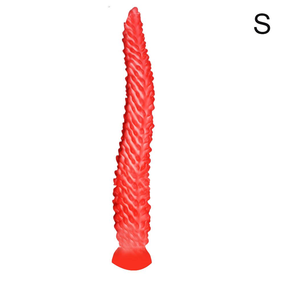 New Alien Tentacle Anal Plug Long Thick Dildo Spiral Silicone Large Butt Plug Suction Cup Anal Toy Dilator Adult Toy Men Women