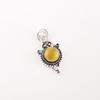 Natural Yellow Cat's Eye Gemstone 925 Sterling Silver Jewelry Handmade Pendant PP-39-48