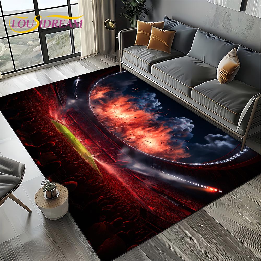 27 סגנונות שטיח דשא כדורגל כדורגל ספורט לסלון חדר שינה בית קישוט ספה, שטיח אזור לילדים משטח רצפה מונע החלקה