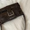 Kadınlar için çapraz askılı vintage tarzı tote omuz çantası koltuk altı çantası bayanlar