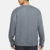 Nike Yoga Einfarbig Rundhals Pullover Sweatshirt Herren Tops Grau CU6246-068