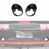 Exterior Both Sides Front Fog Light Lamp Covers for Dodge Challenger 09-14 Black