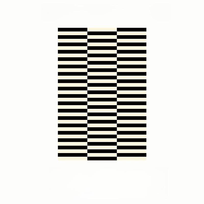 

French Vintage Living Room Carpet Fashion Decoration Home Sofa Antiskid Washable Large Rugs Bedroom Striped Design Soft Foot Mat 60x90cm
