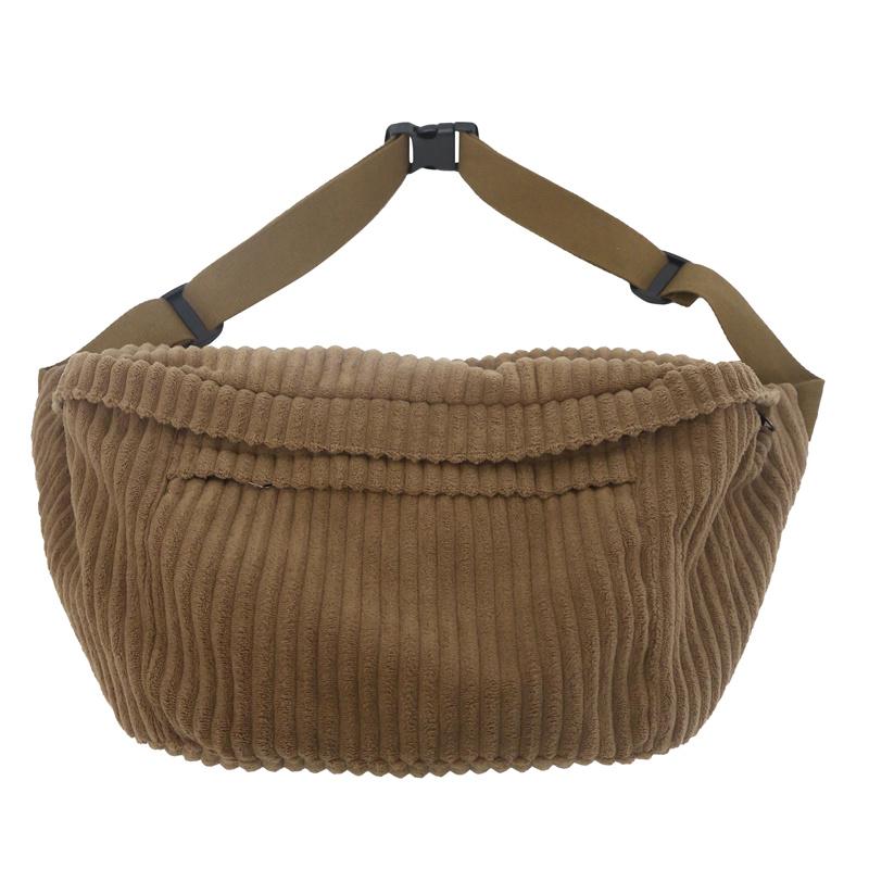Fashi Bauchtasche Cord Damen Gürteltasche Phe Handtaschen Street Casual Brusttasche Große Kapazität Unisex Schulter Crossbody Taschen