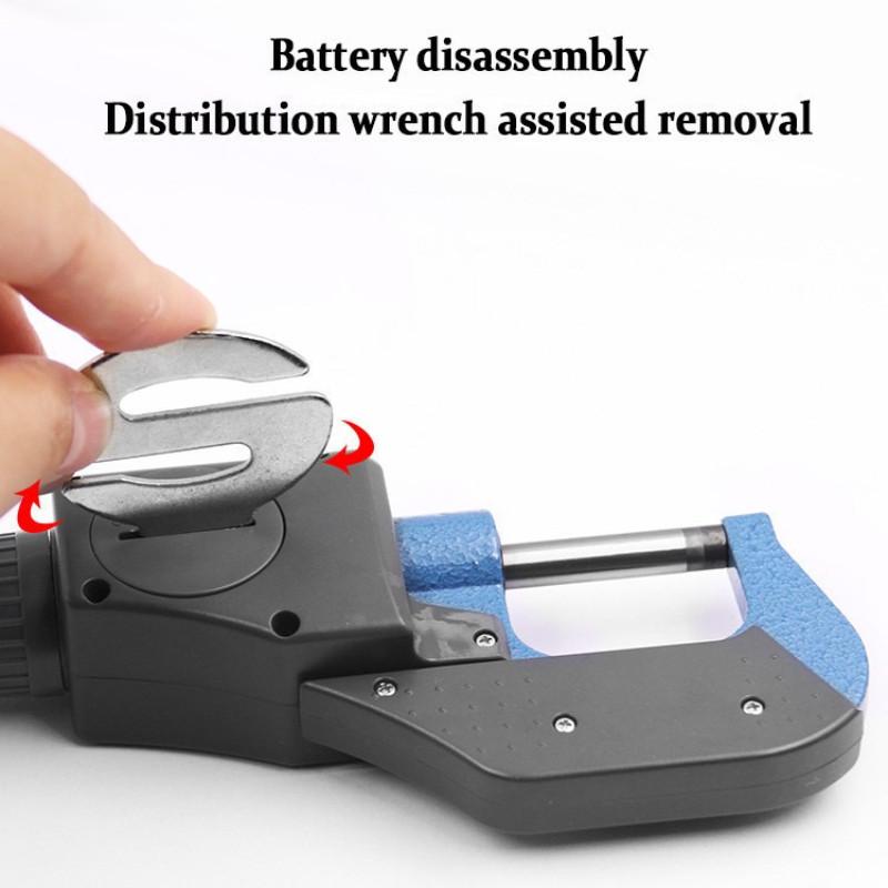 0-25mm 0.001 High Precision Spiral Micrometer Measurement Tools Outside Micrometer Electronic Digital Display Micrometer Caliper