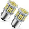 1157 Led Brake Light Bulb, 12V-24V 1157 7528 2357 2057 BAY15D LED Replacement Light Bulb for Brake Tail Light for Car RV Trailer Boat, 54SMD 3014