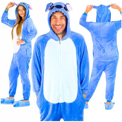 Onesie Stitch Kigurumi Costume Microfiber Warm Pajamas Tracksuit M Onesie Stitch Costume - S