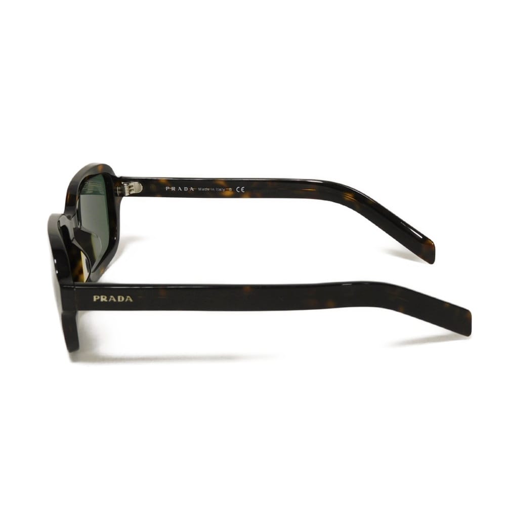 Used 11569 Square Shape Eyewear SPR11X-F 7968 Wellington Plastic Clear Black Demi Pattern Logo Acetate Havana Unisex