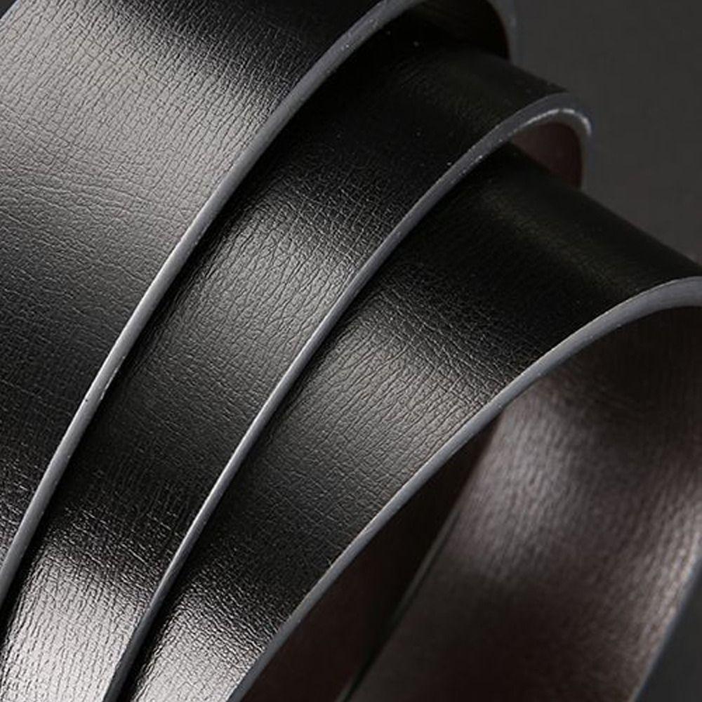 Luxury Brand Designer No Buckle Waistband Classic 3.2cm Belts Casual Genuine Leather Belt