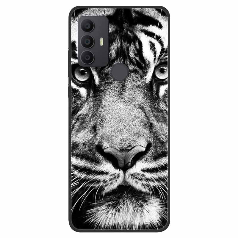 For TCL 30 SE Case Silicone Starry Space TPU Soft Back Cases For TCL 305 Cover Marble Painted for TCL 30SE TCL305 Fashion Bags