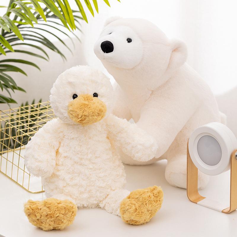 Little Duck Doll Plush Toy Zoo Polar Bear Doll Baby Soothing Accompanying Ragdoll Birthday Gift