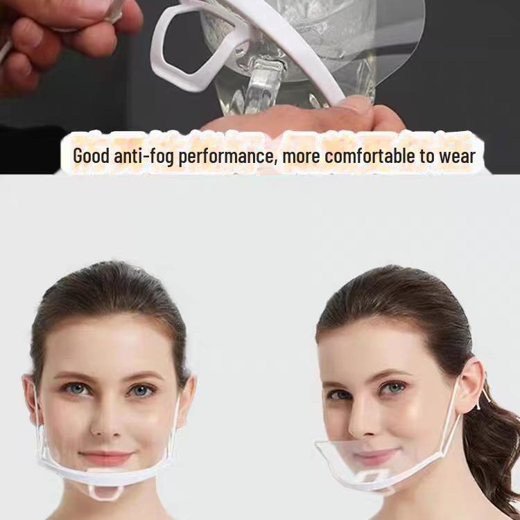 Clear Anti-Fog Splash Guard Mask for Chefs